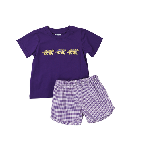 Tiger Tabs Boy Short Set