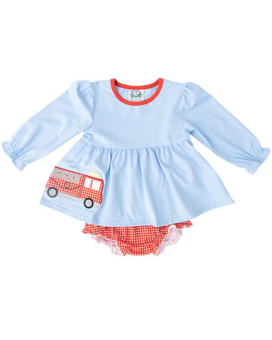 Little Engine Girls Bloomer Set