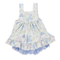 Yellow Simple Floral Bloomer Set