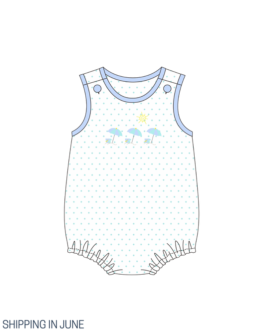 PO111: Beach Umbrellas Boy Bubble