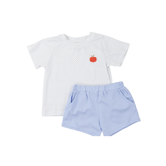 Precious Pumpkin Boys Short Set