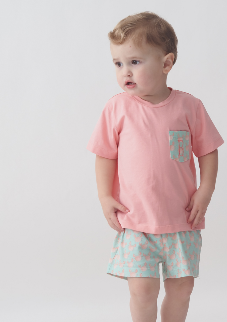 Crabby Boys Short Set