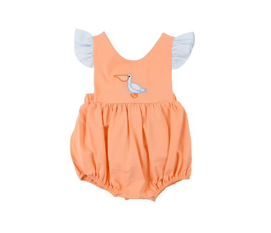 Summer Pelicans Girls Bubble