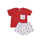 Land of the Free Boy Short Set