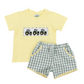 Smocked Tractors Boys Short Set