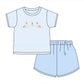 PO113: Pumpkin Pups Boy Short Set
