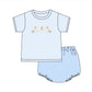 PO113: Pumpkin Pups Boy Diaper Set