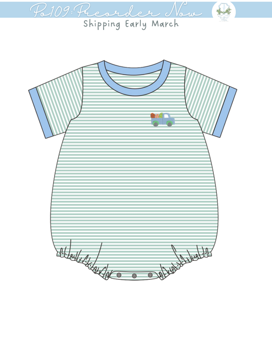 PO109: Easter Egg Pickup Truck Bubble