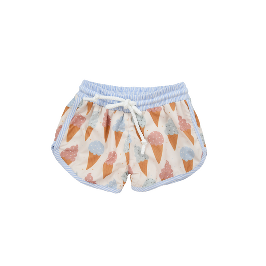 Ice Cream Printed Swim Shorts