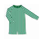 PO111: Green & Mint Stripe Boys Swim Suit