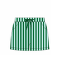 PO111: Green & Mint Stripe Swim Trunk