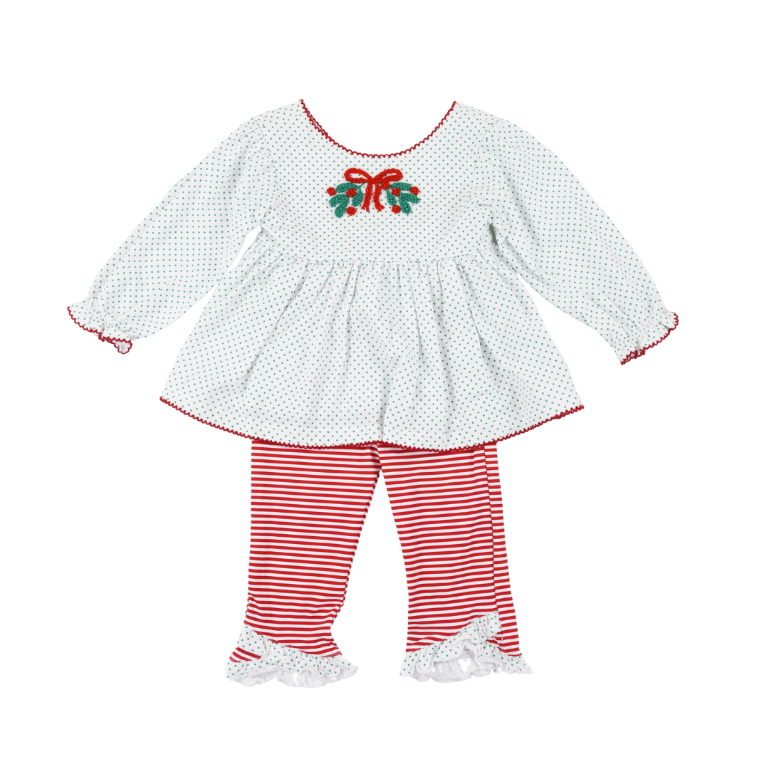 Holly Bow Pant Set