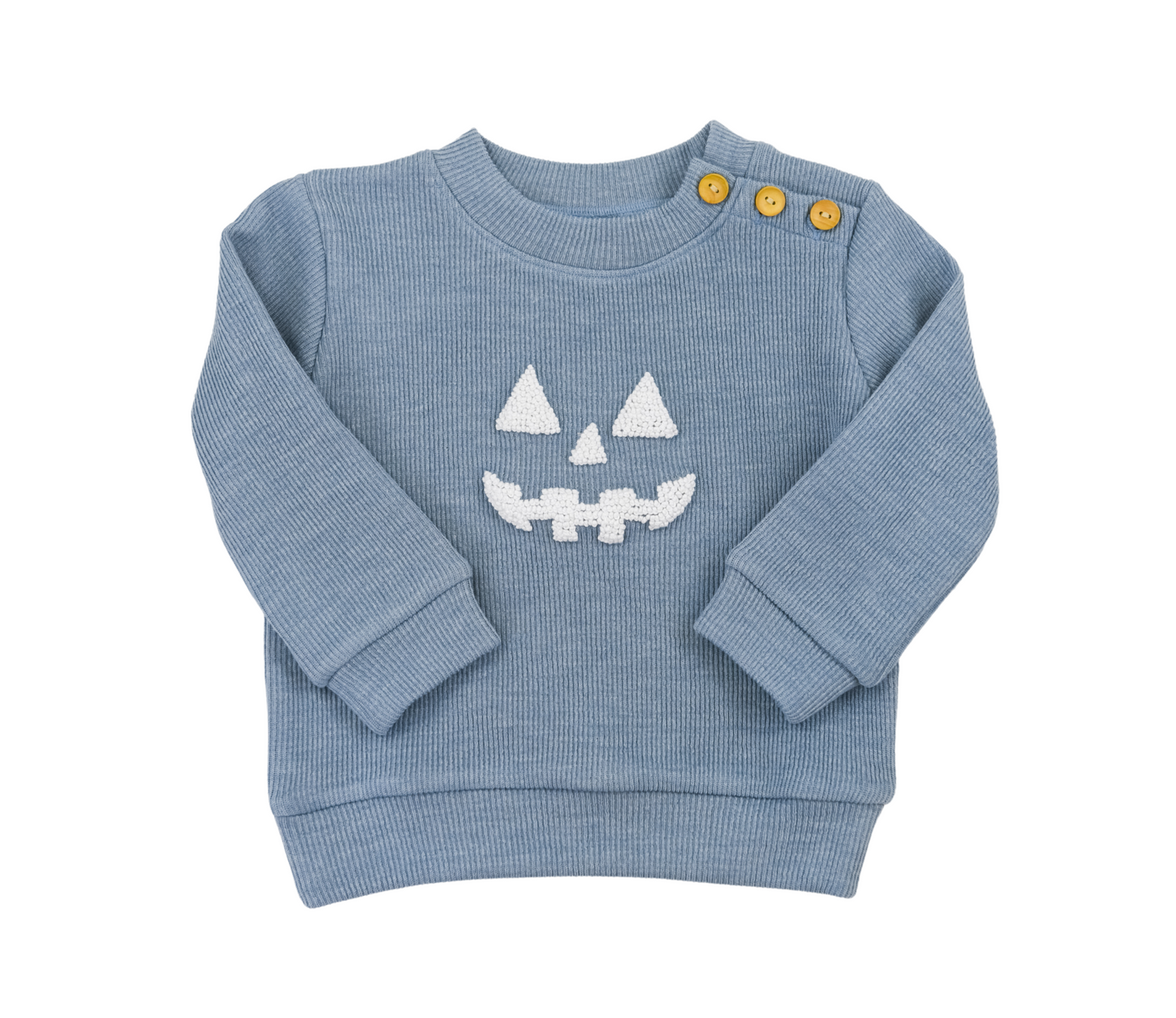 Blue Jack-O-Lantern Sweater