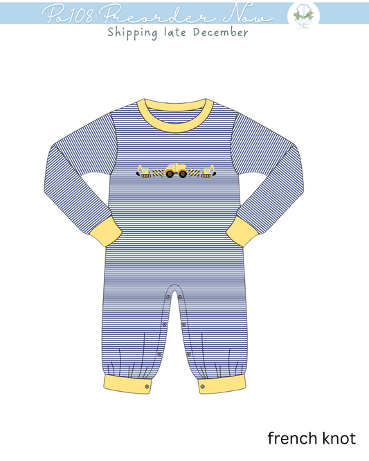 PO108: Construction Boys Romper
