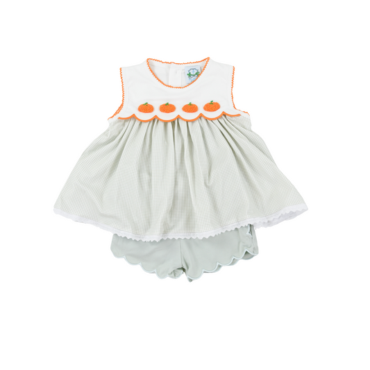 Sweet and Simple Pumkins Girl Short Set