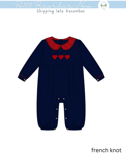 PO108: My Little Love Boys Romper