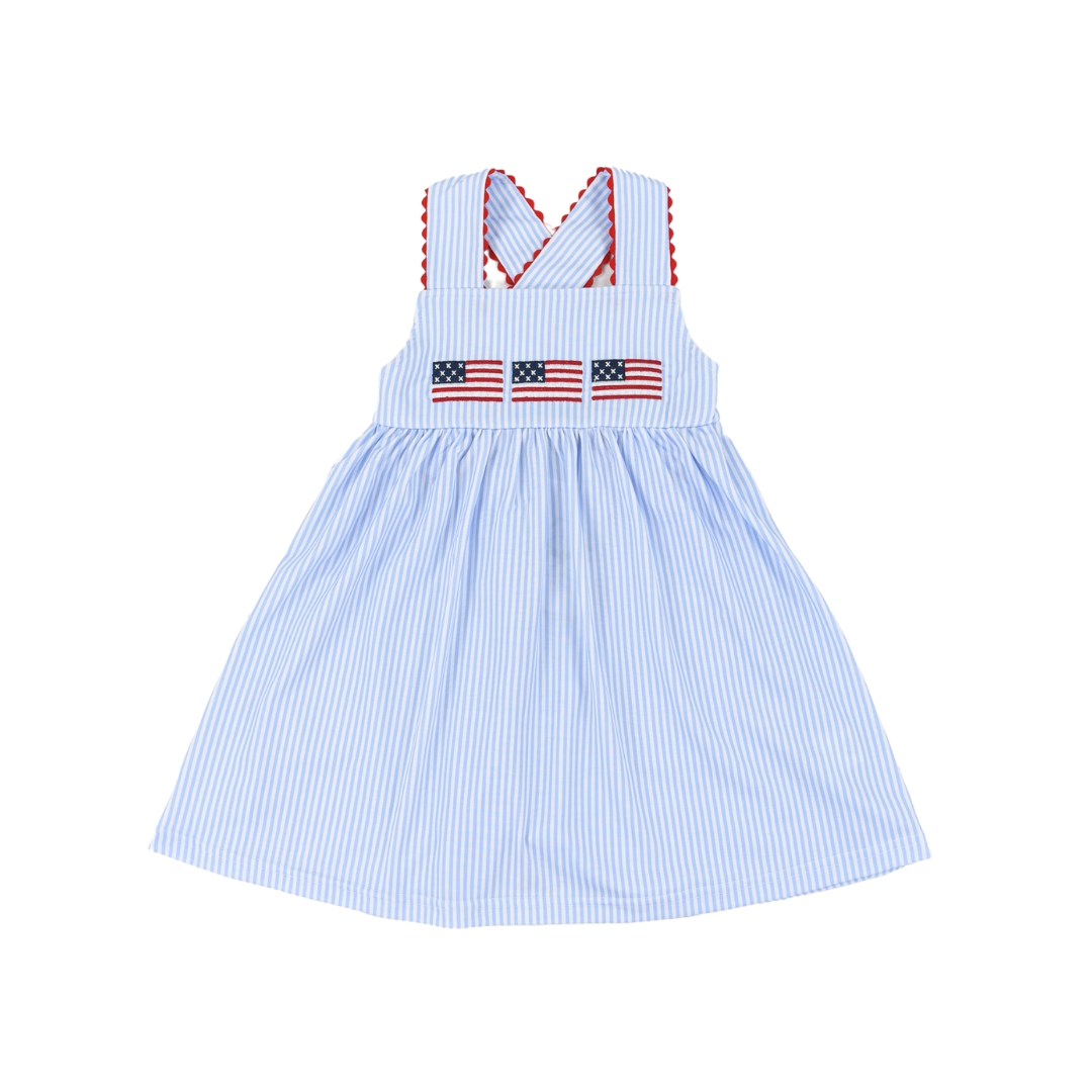 Embroidered Flag Dress