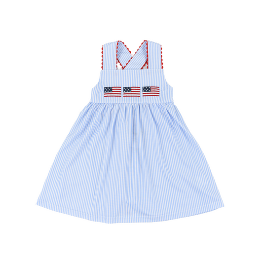 Embroidered Flag Dress