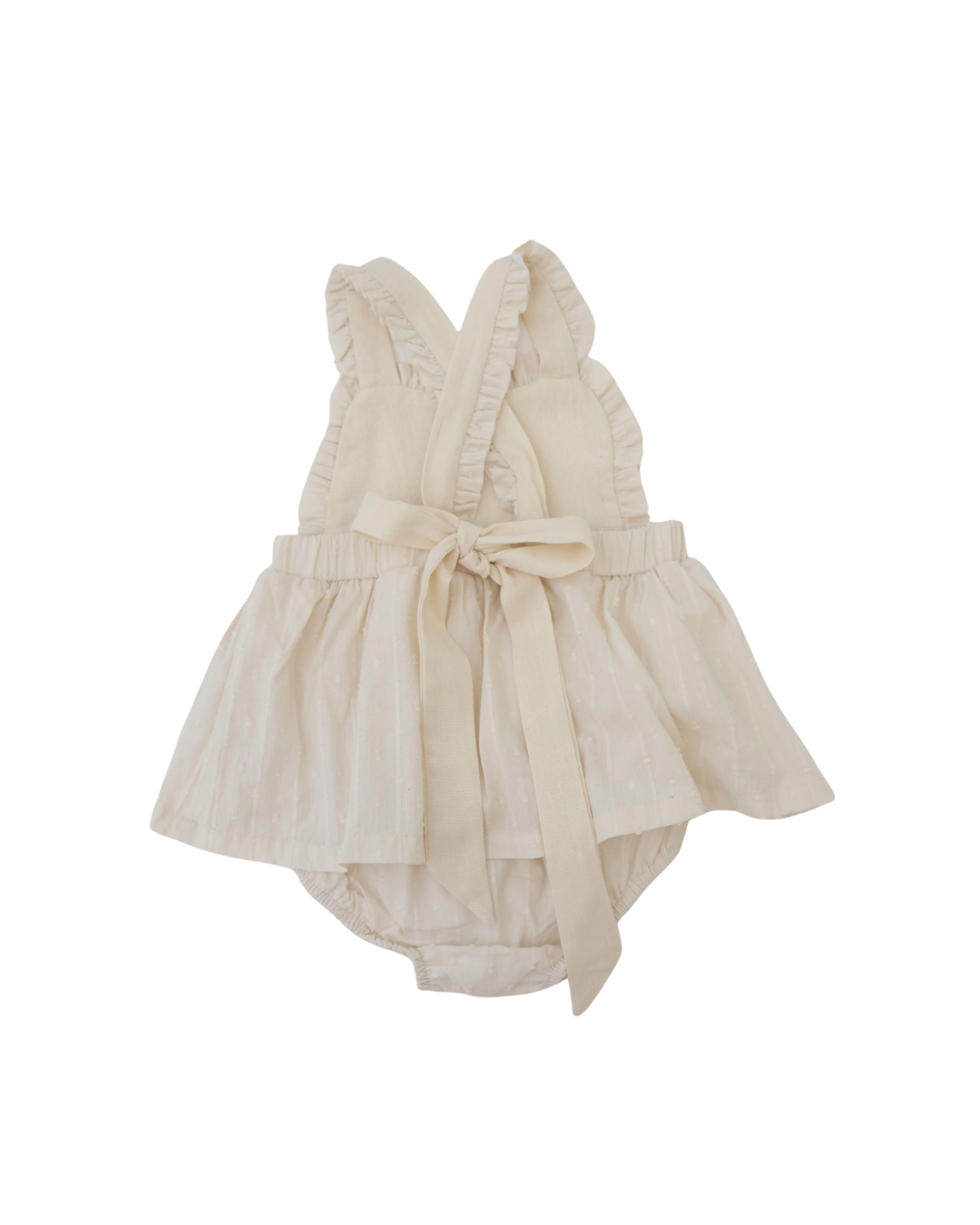 Linen Cross Skirted Bubble