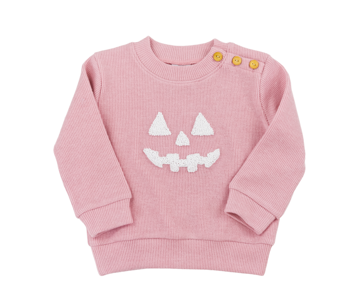 Pink Jack-O-Lantern Sweater