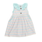 Mint and Pastel Stripes Collar Dress