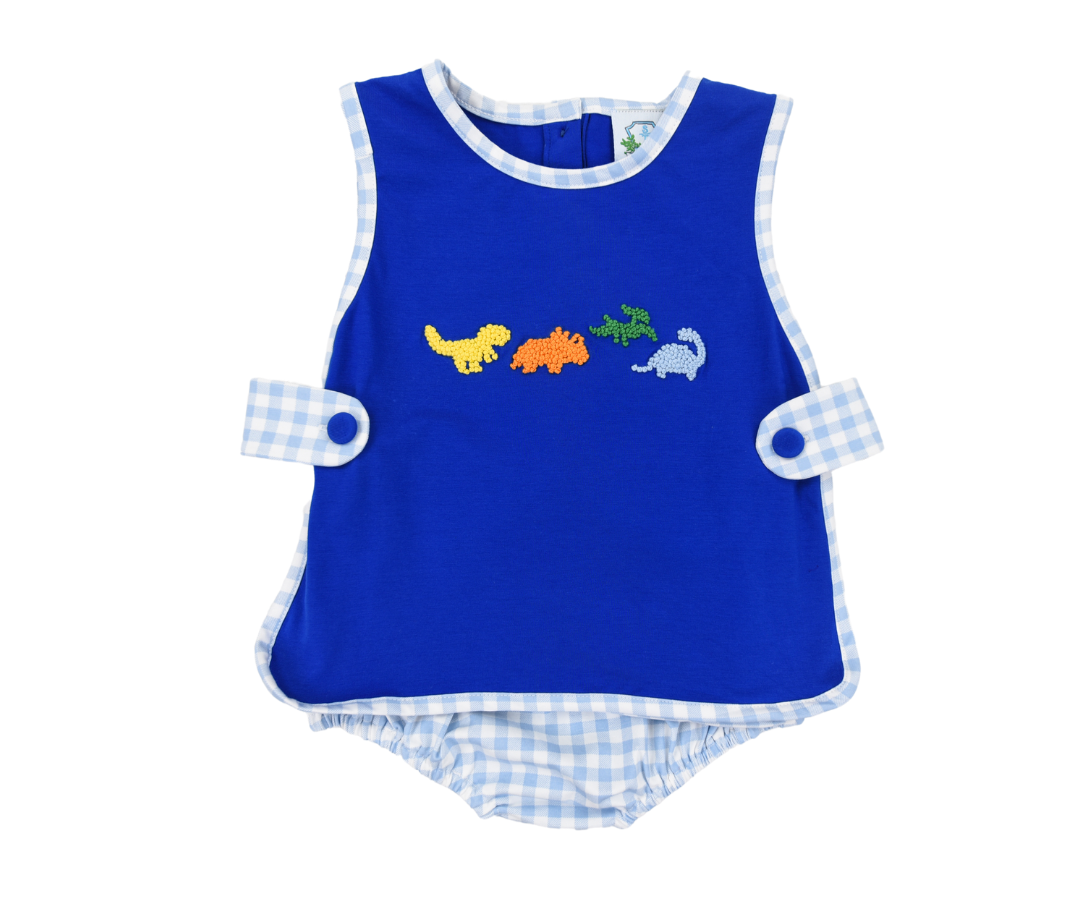 French Knot Dino Apron Set