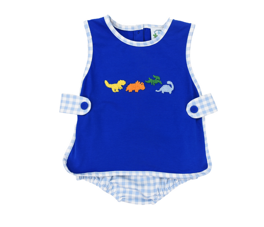 French Knot Dino Apron Set