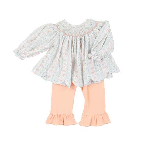 Fancy Fall Trellis Girl Pant Set
