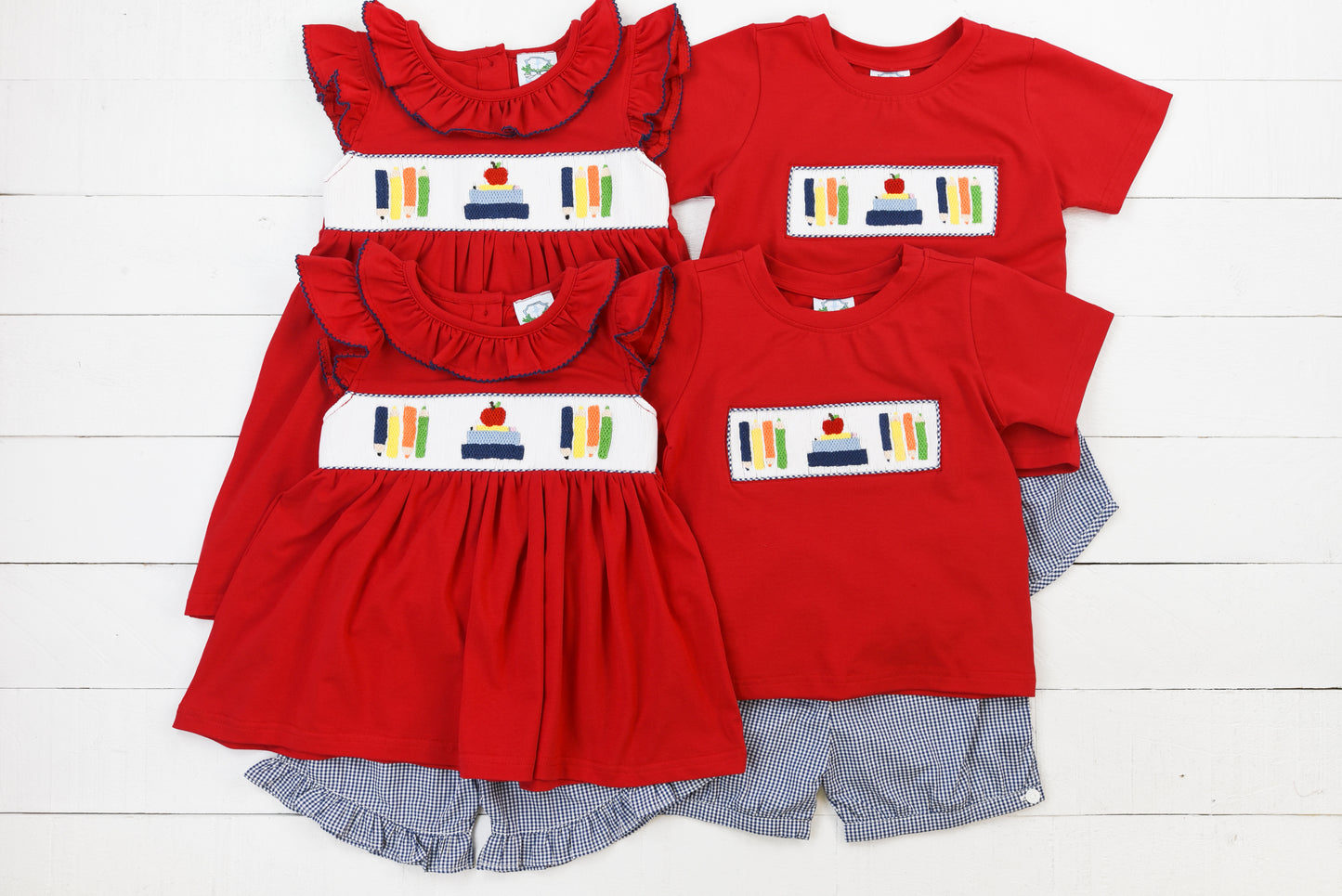 Color & Books Girl Short Set