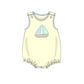 Sailboat Applique Boys Bubble