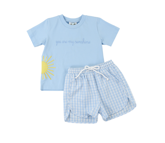 You are my Sunshine Knit Short Set