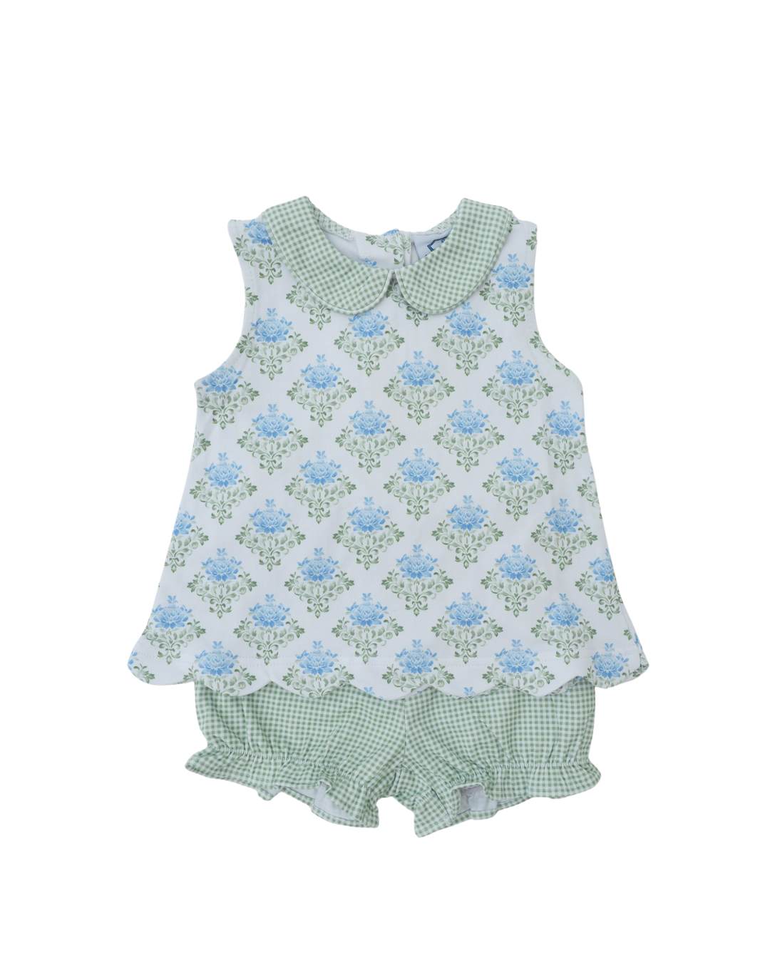 Spring in Bloom Girl Bubble Short Set