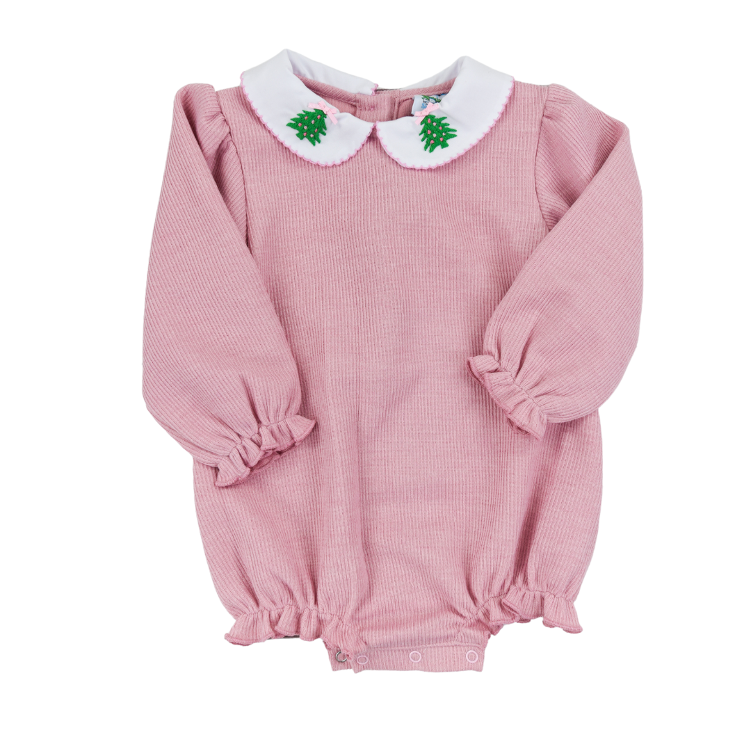 Tree Collar Pink Sweater Bubble