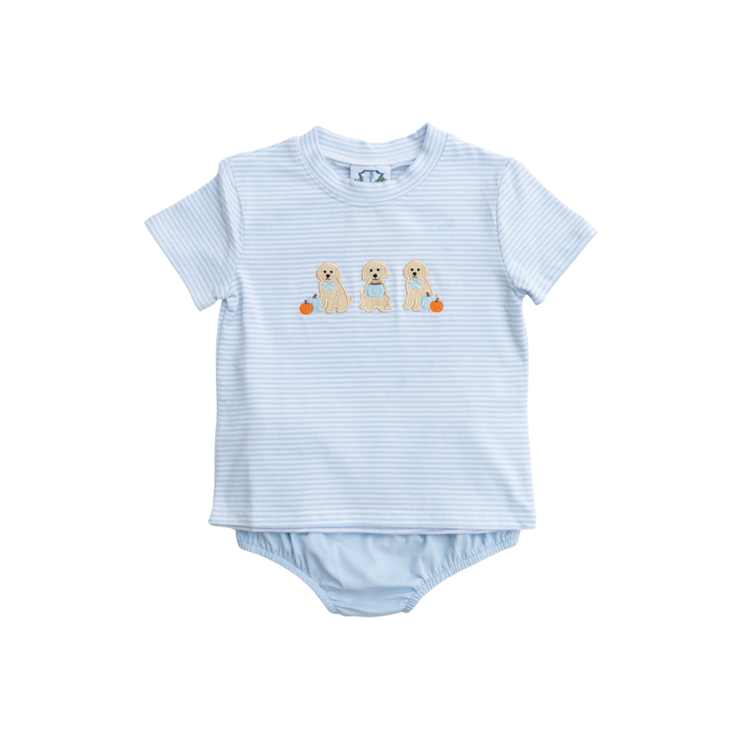 Pumpkin Pups Boy Diaper Set