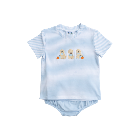 Pumpkin Pups Boy Diaper Set