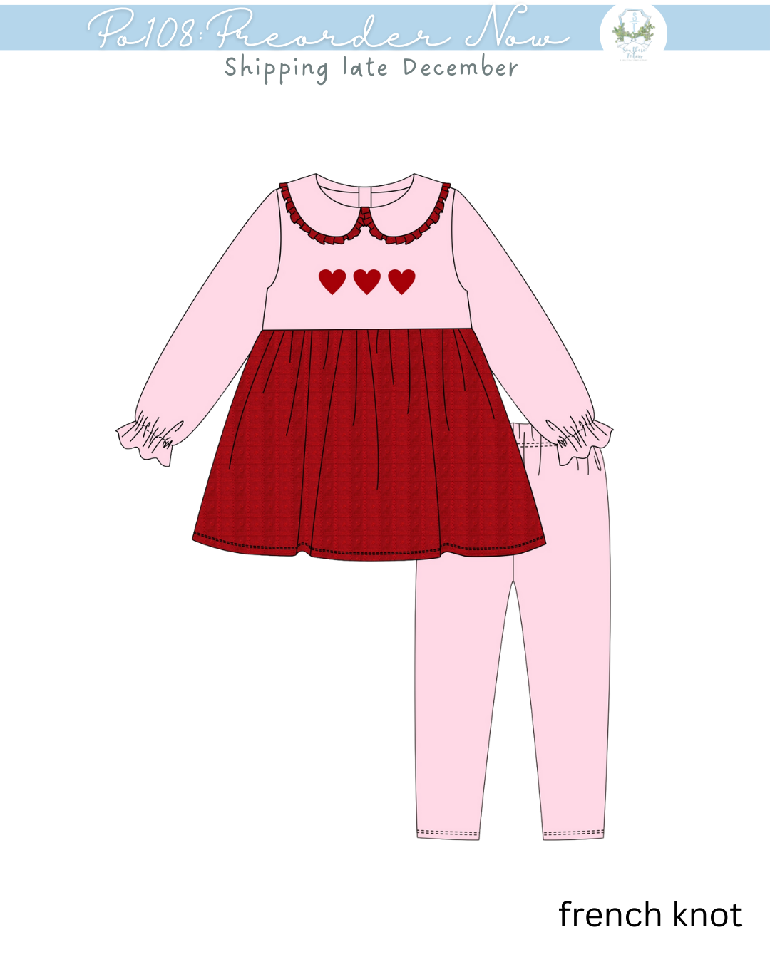 PO108: My Little Love Girls Legging Set