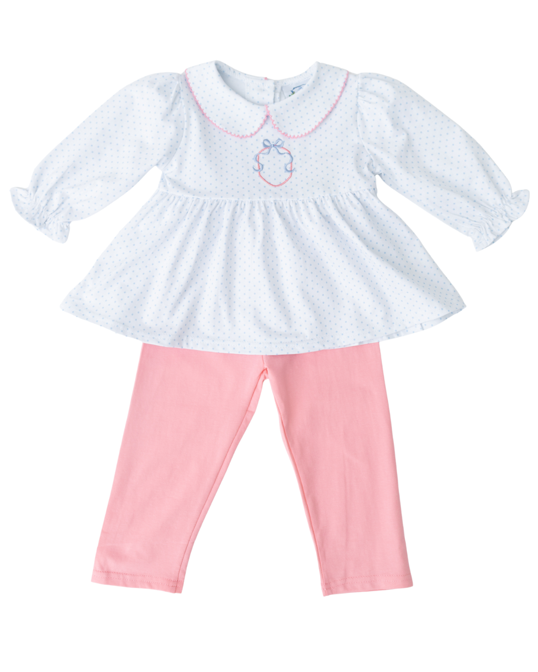 Bow Wreath Girls Legging Set