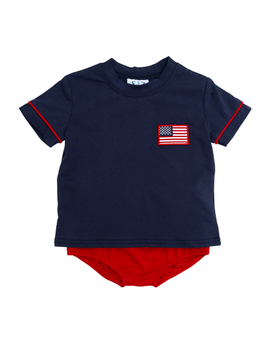 All American Boy Diaper Set
