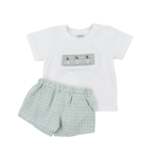 White Pumpkin Smock Short Set