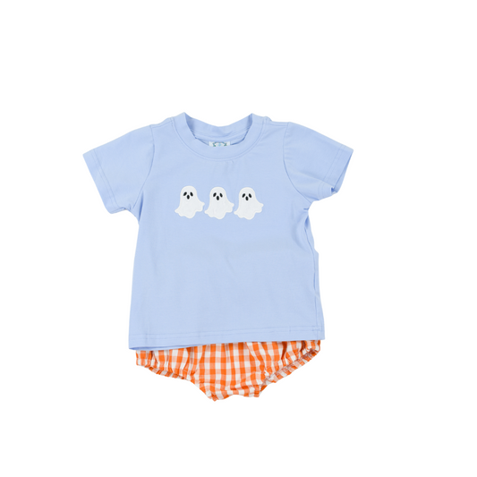 Ghost Gang Blue Diaper Set