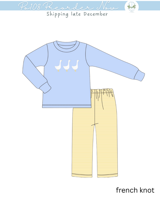 PO108: Silly Goose Boys Pant Set