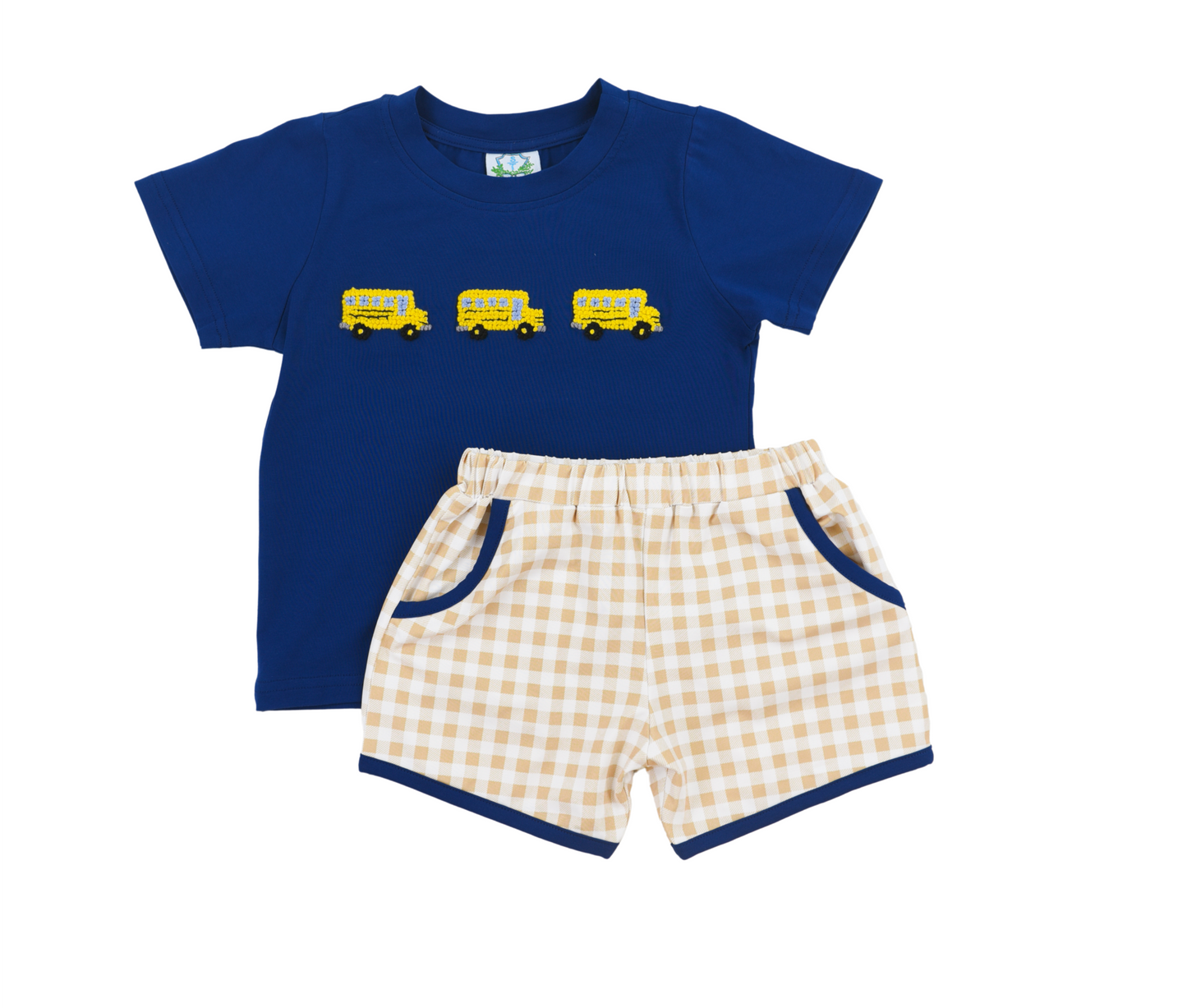 Off To School Boy Short Set