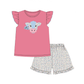 PO110: Cow Tag Girls Short Set