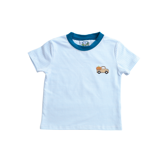 Boys Fall Blue T-Shirt