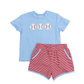 Baseballs Boys Short Set