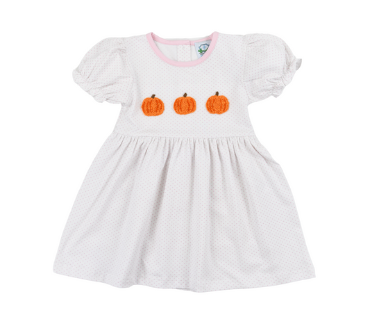 Bitty Dot Pumpkins Dress