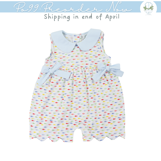 PO99: Marine Life Girl Romper