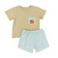 French Knot Pumpkins Boys Short Set