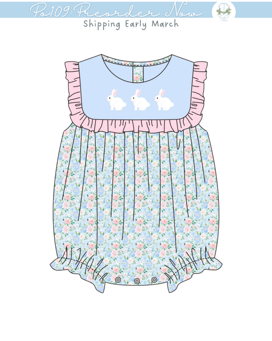 PO109: Bunnies Girl Bubble