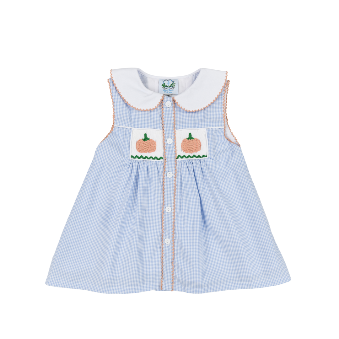 Single Smocked Pumpkins Dress